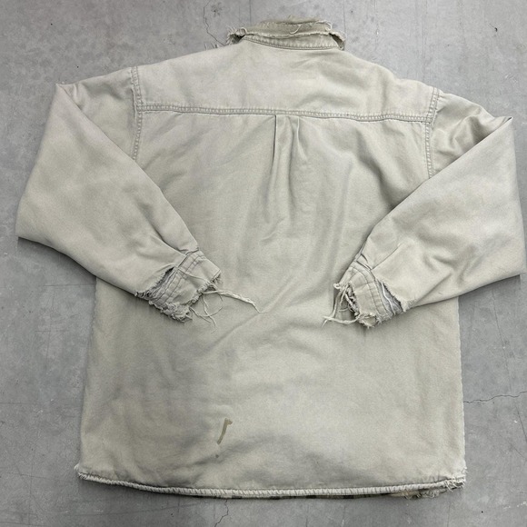 Vintage 1990s Distressed Levi's Barn Jacket w/Fleece Lining | Size: M - Picture 7 of 11